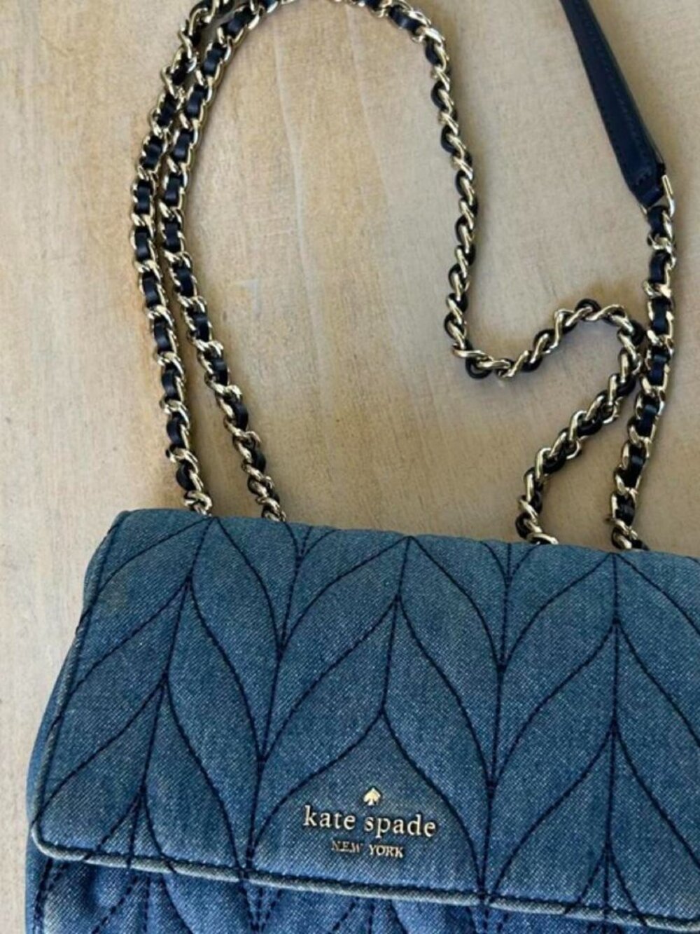 Kate Spade New York Blue Denim Bag